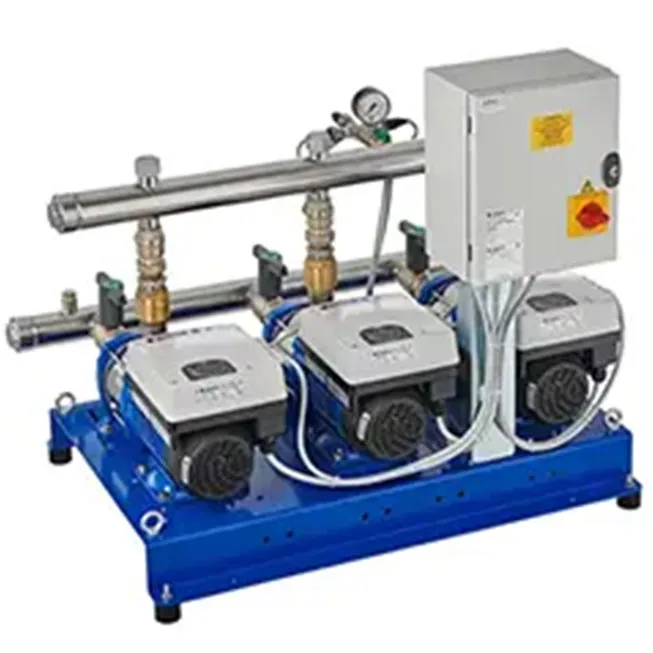 Compact Lowara SMB booster pump system provided by Alton Facility Services.