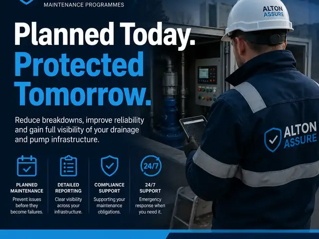 Alton Assure planned maintenance for pumps drainage and wastewater assets