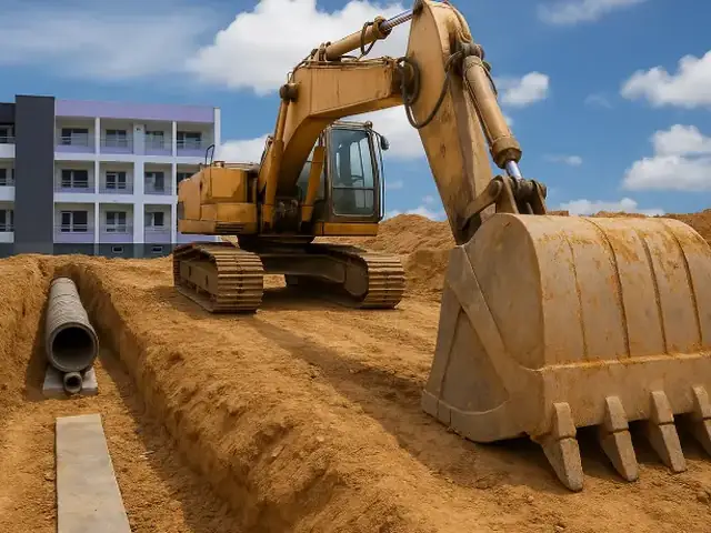 Commercial drainage works by Alton Facility Services