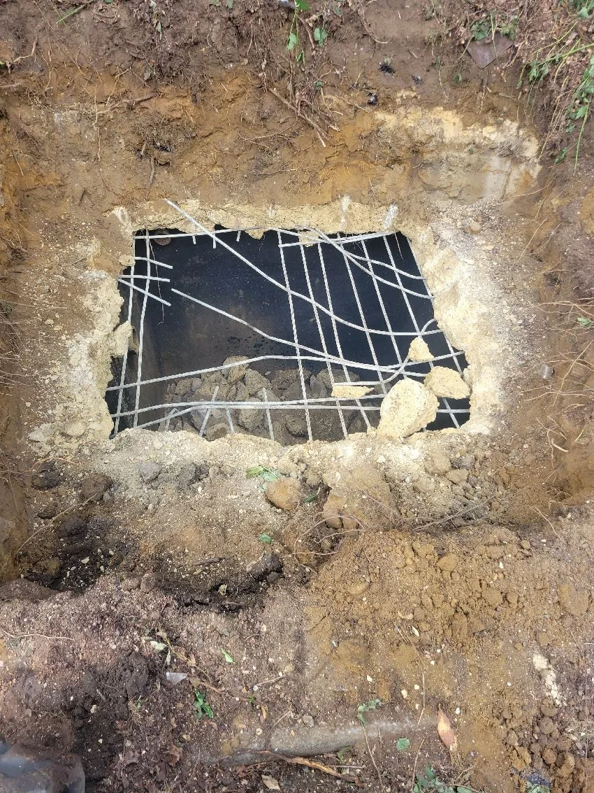 New access cover and frame installed for future servicing
