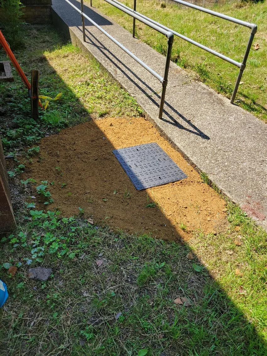 Reinstated access route after wastewater system upgrade