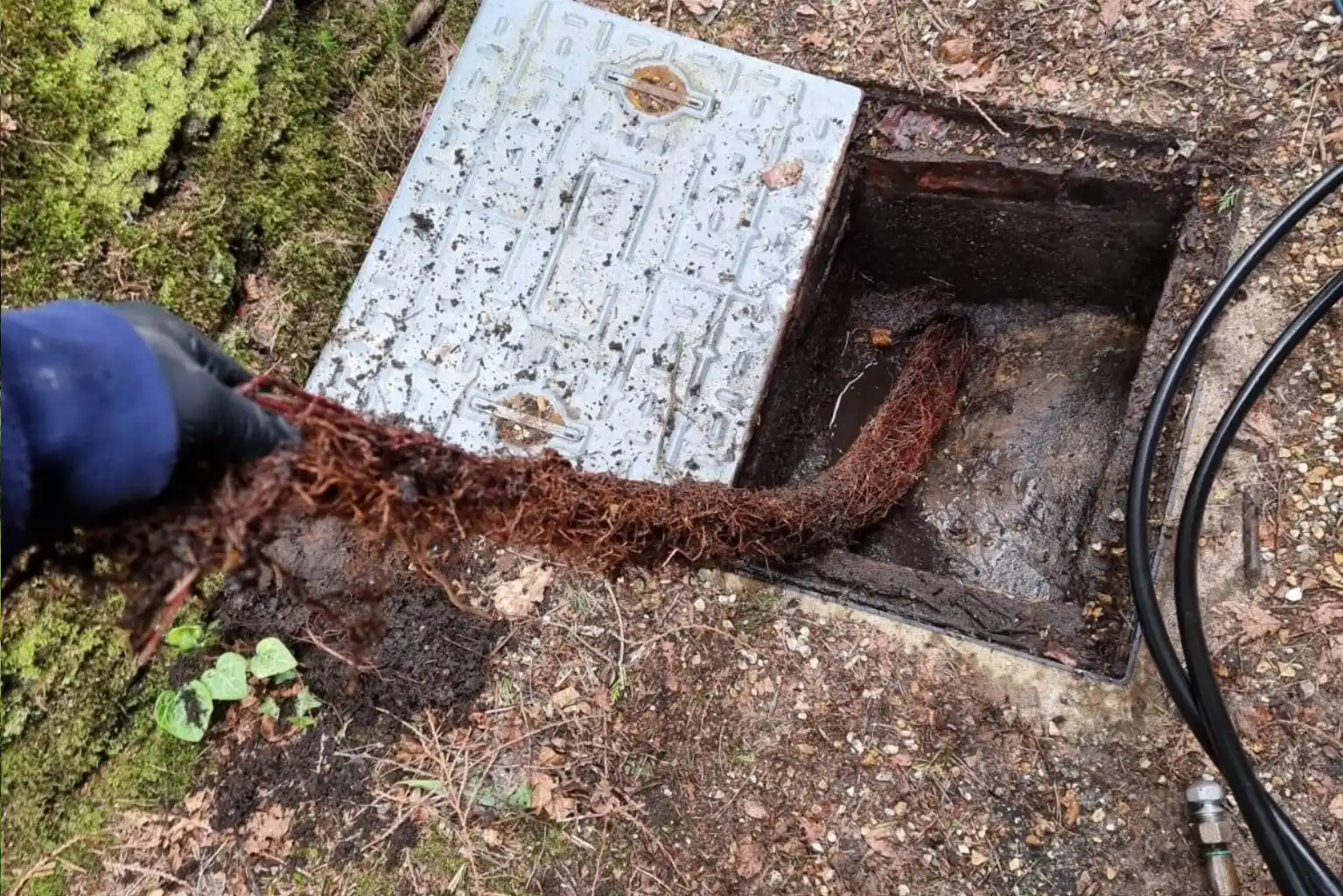 High pressure jetting on commercial drainage system