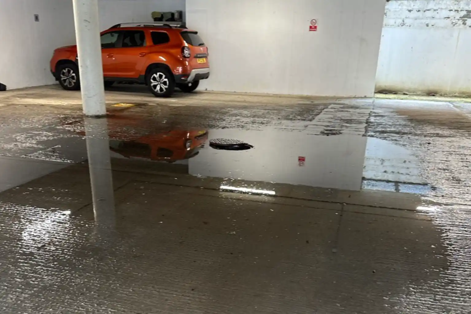 Commercial drainage inspection and repair work