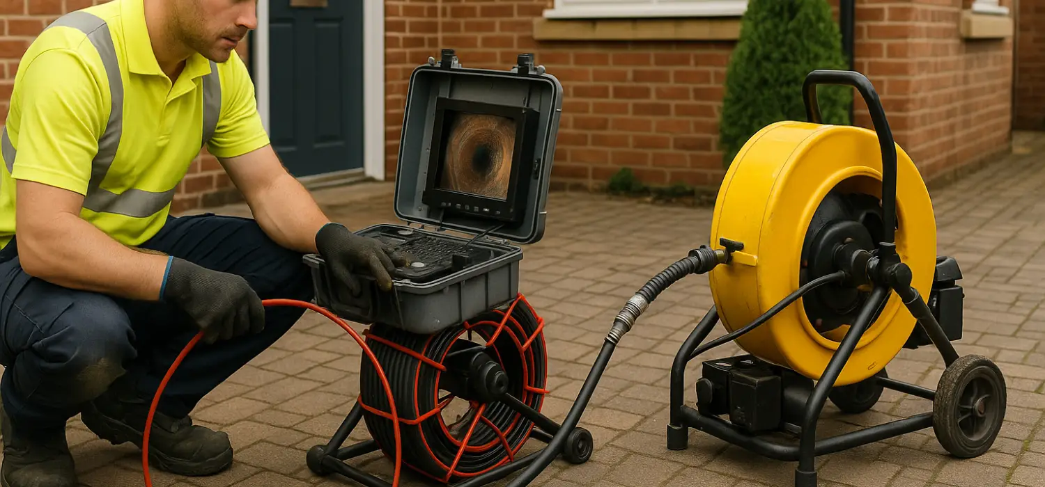 Professional drain installation services in the UK – engineer laying underground drainage pipes for homes and businesses – Alton Facility Services