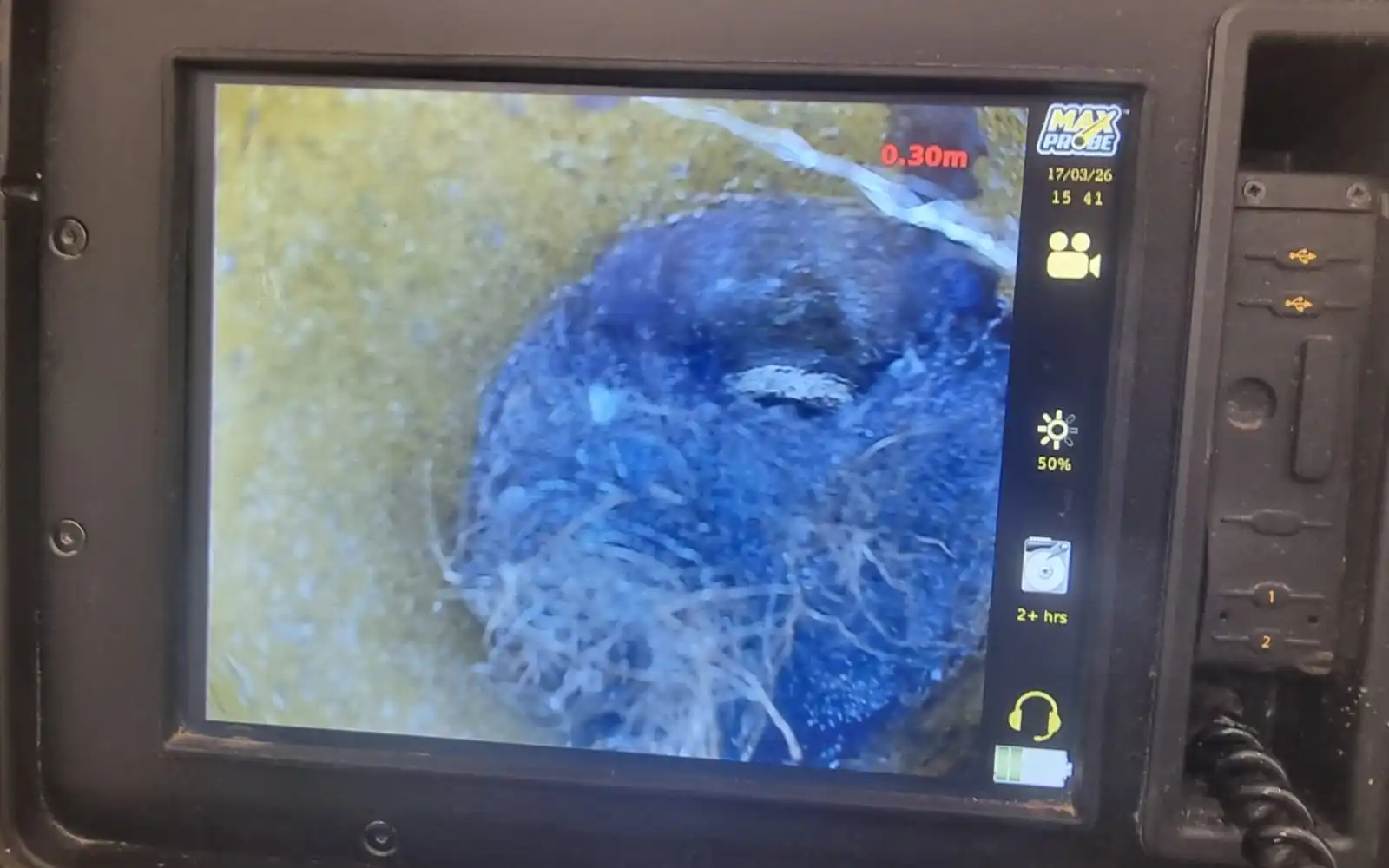 CCTV drain survey inspection