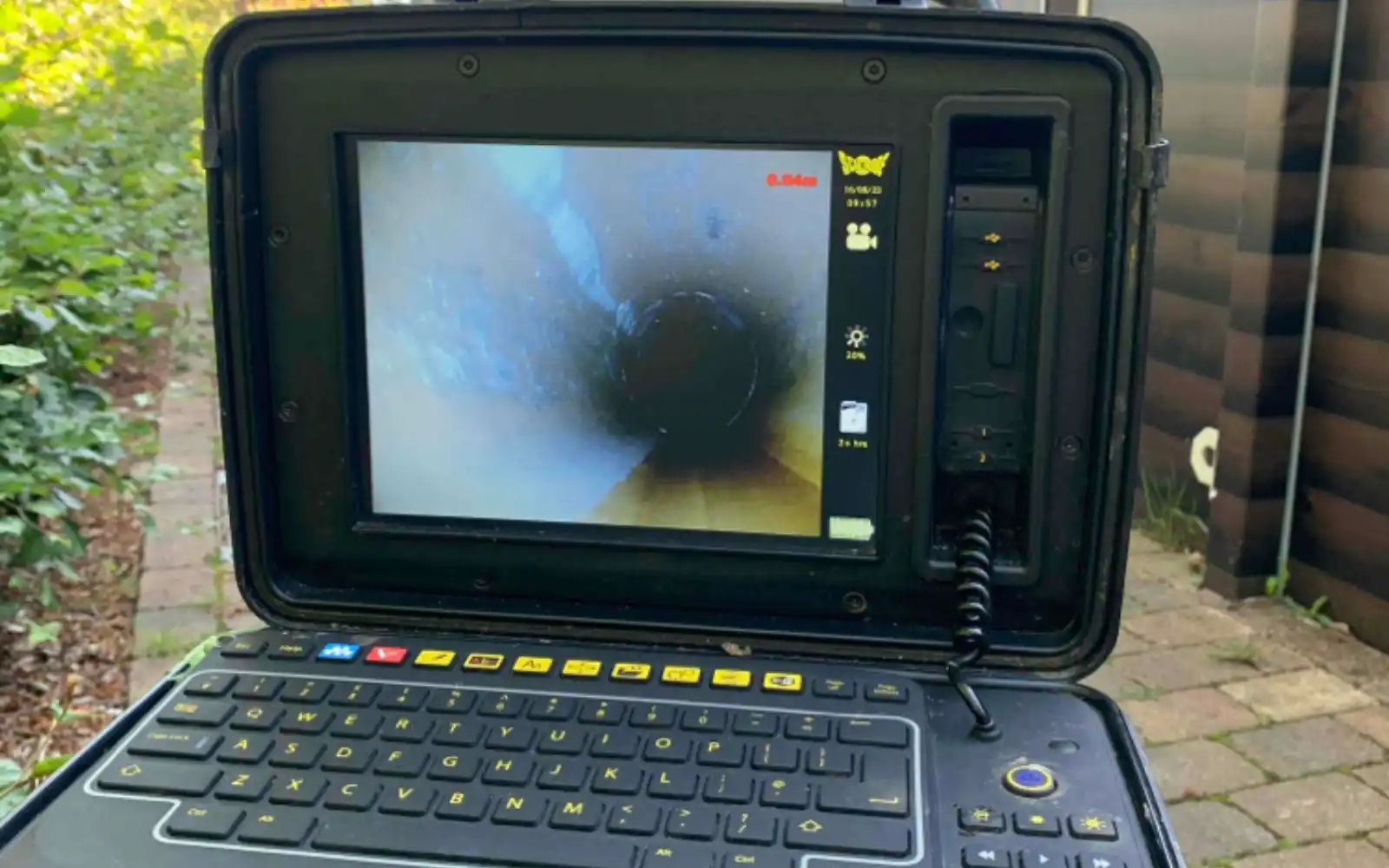 Drain survey camera equipment