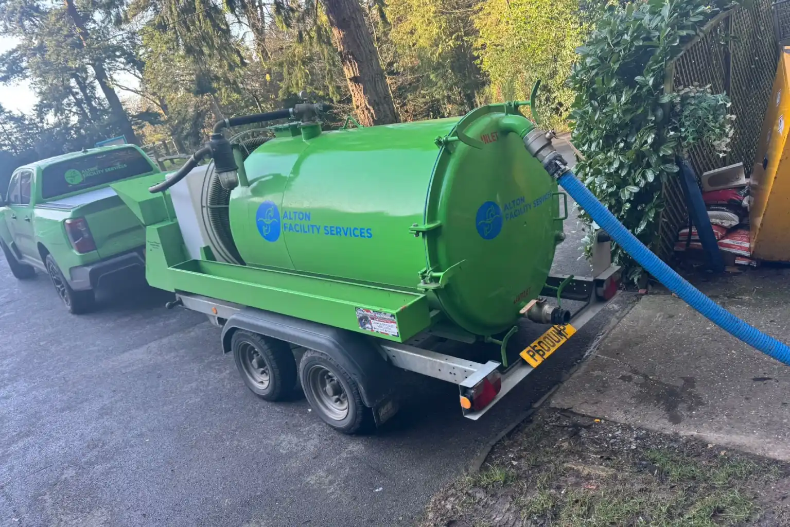 Commercial tanker services for wastewater removal